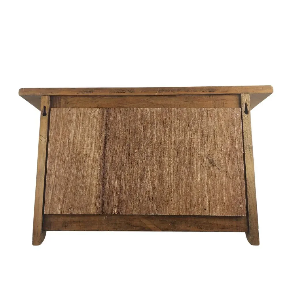 Wooden Shelf Still Life Garden Scene 2-Hanging Hocks Vintage